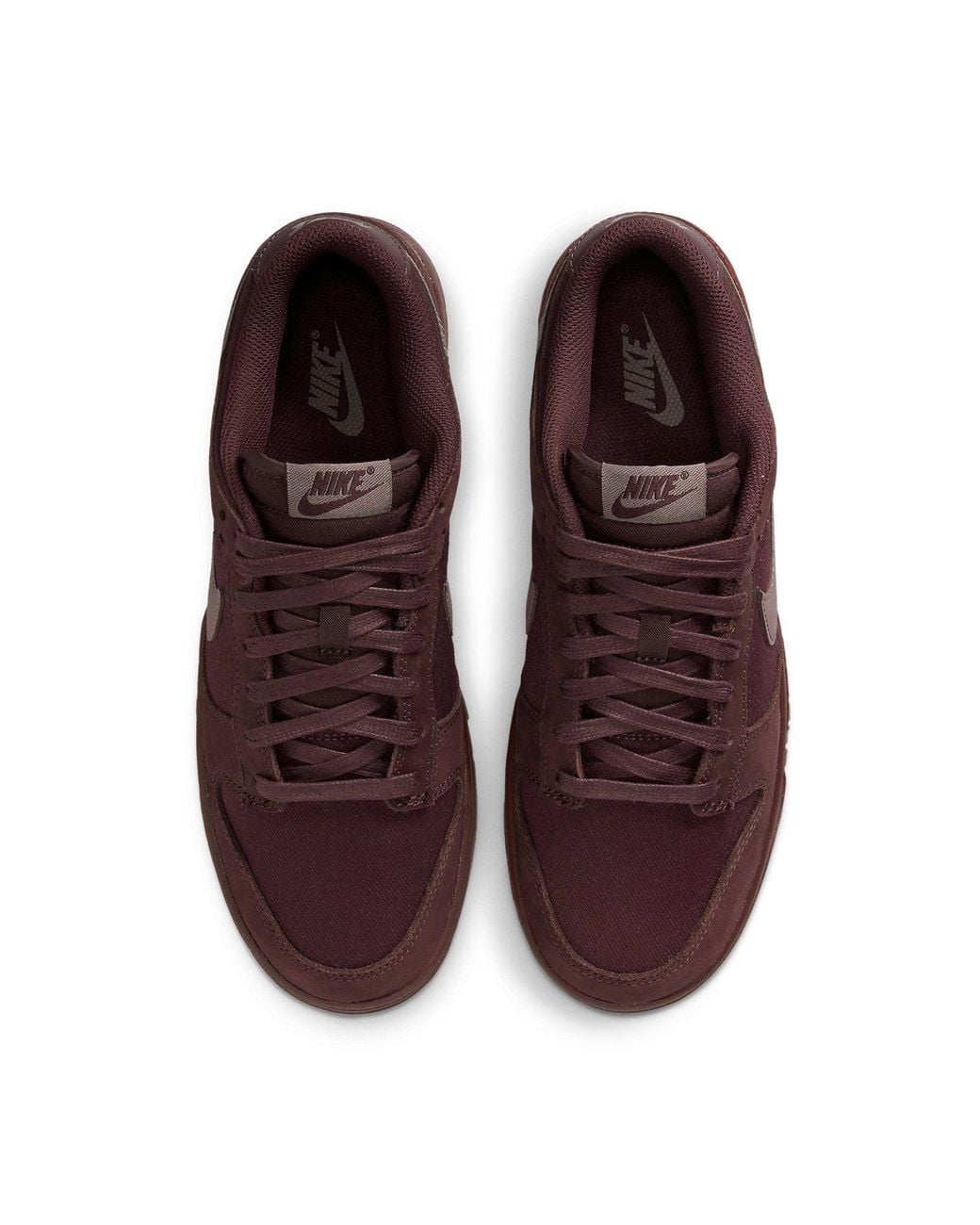 Nike Brown Dunk Low Premium 'Burgundy Crush' for men