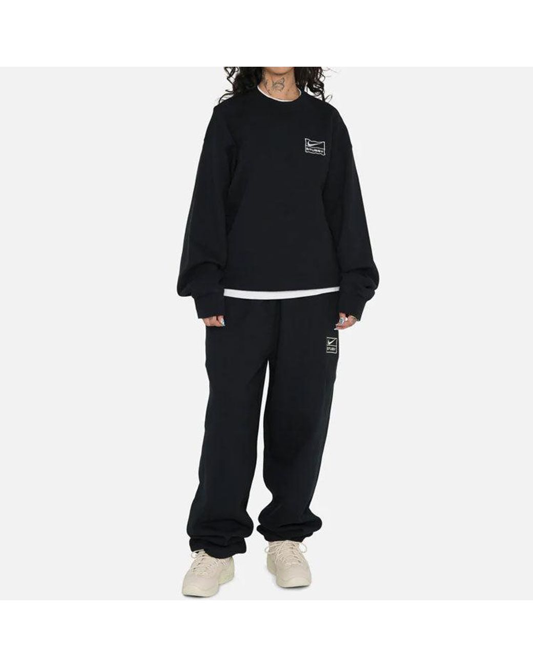 nike stussy sweat suit