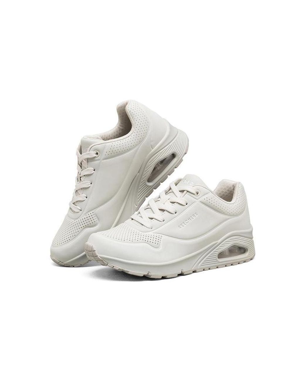 Skechers White (Wmns) Uno Stand On Air