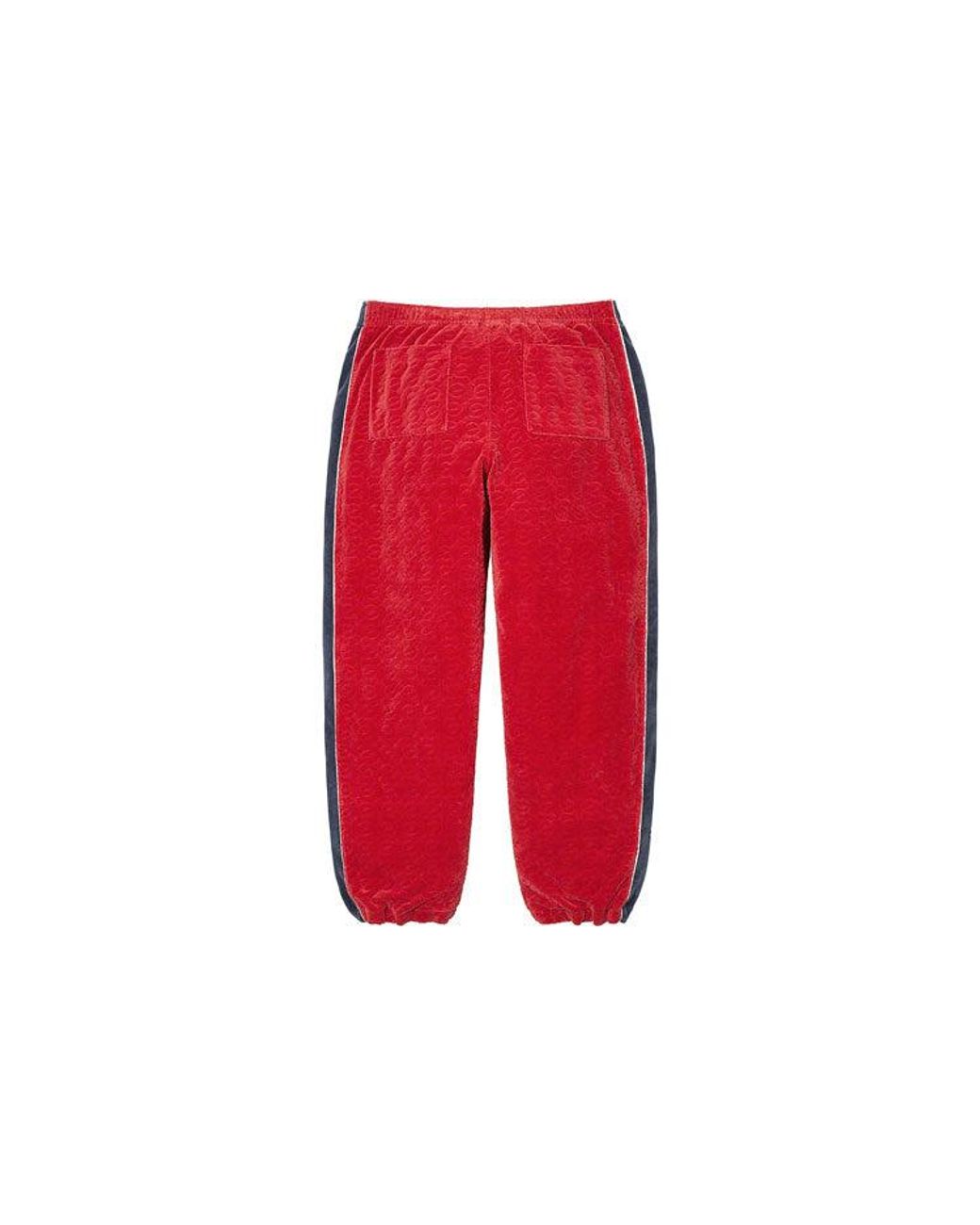 Supreme X Nike Velour Track Pant in Red for Men | Lyst UK