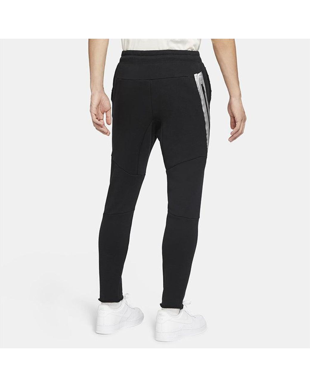 Nike Black As M Nsw Punk Pant Drawstring Knit Running Sports Long Pants for men