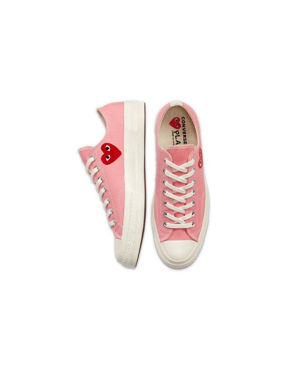 Converse Pink X Comme Des Garcons Play Chuck 70 Low 'Bright' for men