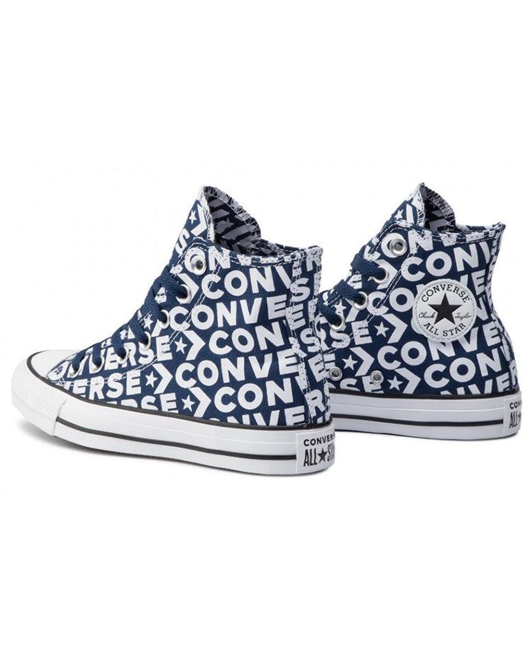 Converse Blue Chuck Taylor All Star High Wordmark' for men
