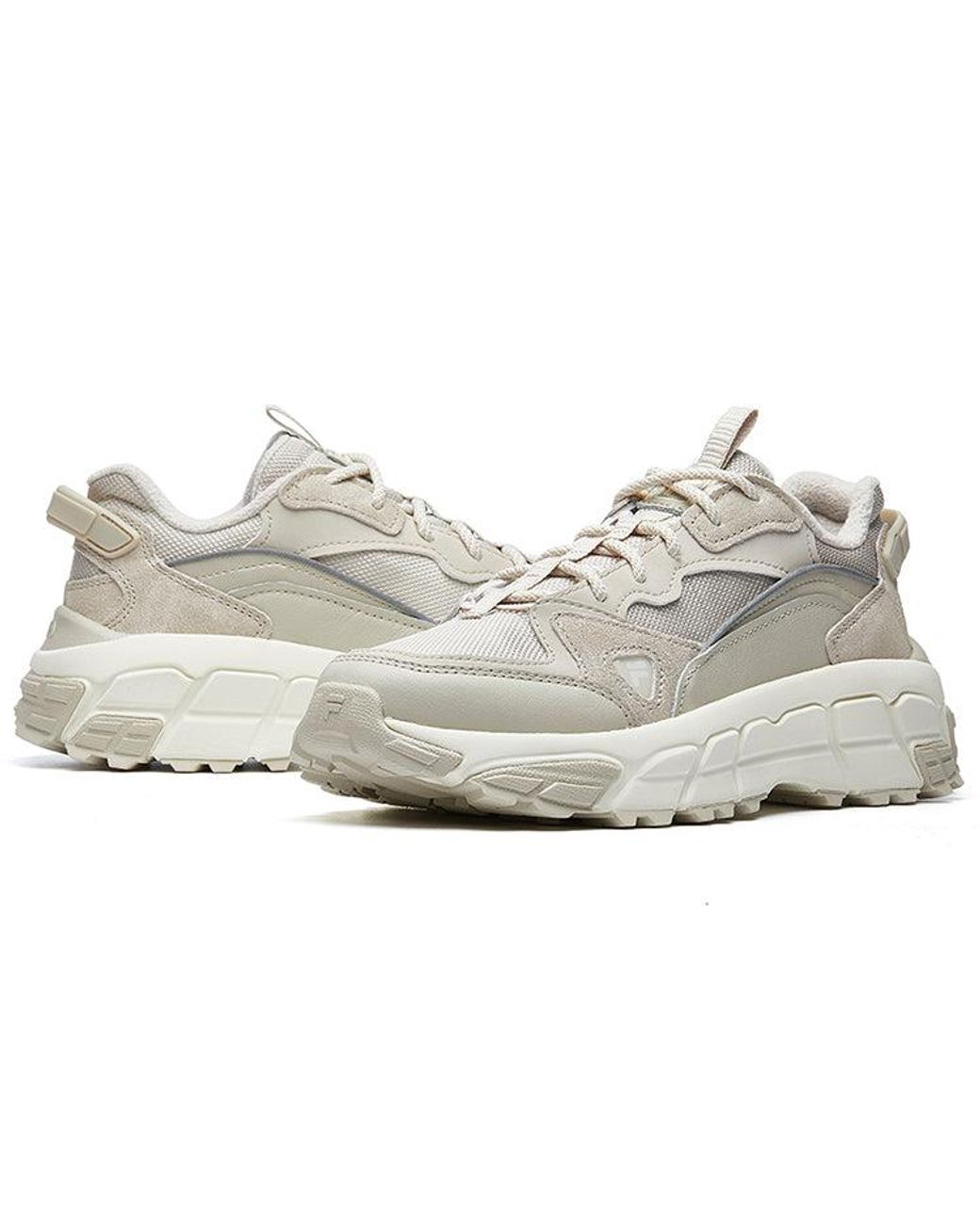Fila White (Wmns) Check Vntg Running Shoes Gs