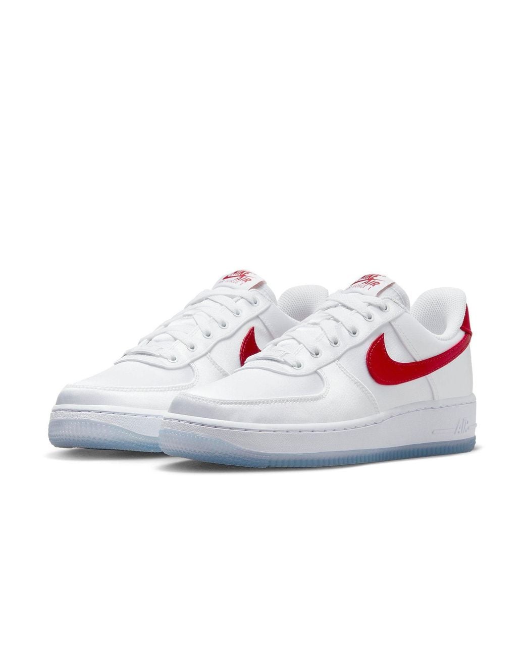 Nike White (Wmns) Air Force 1 Low '07 'Satin Varsity'