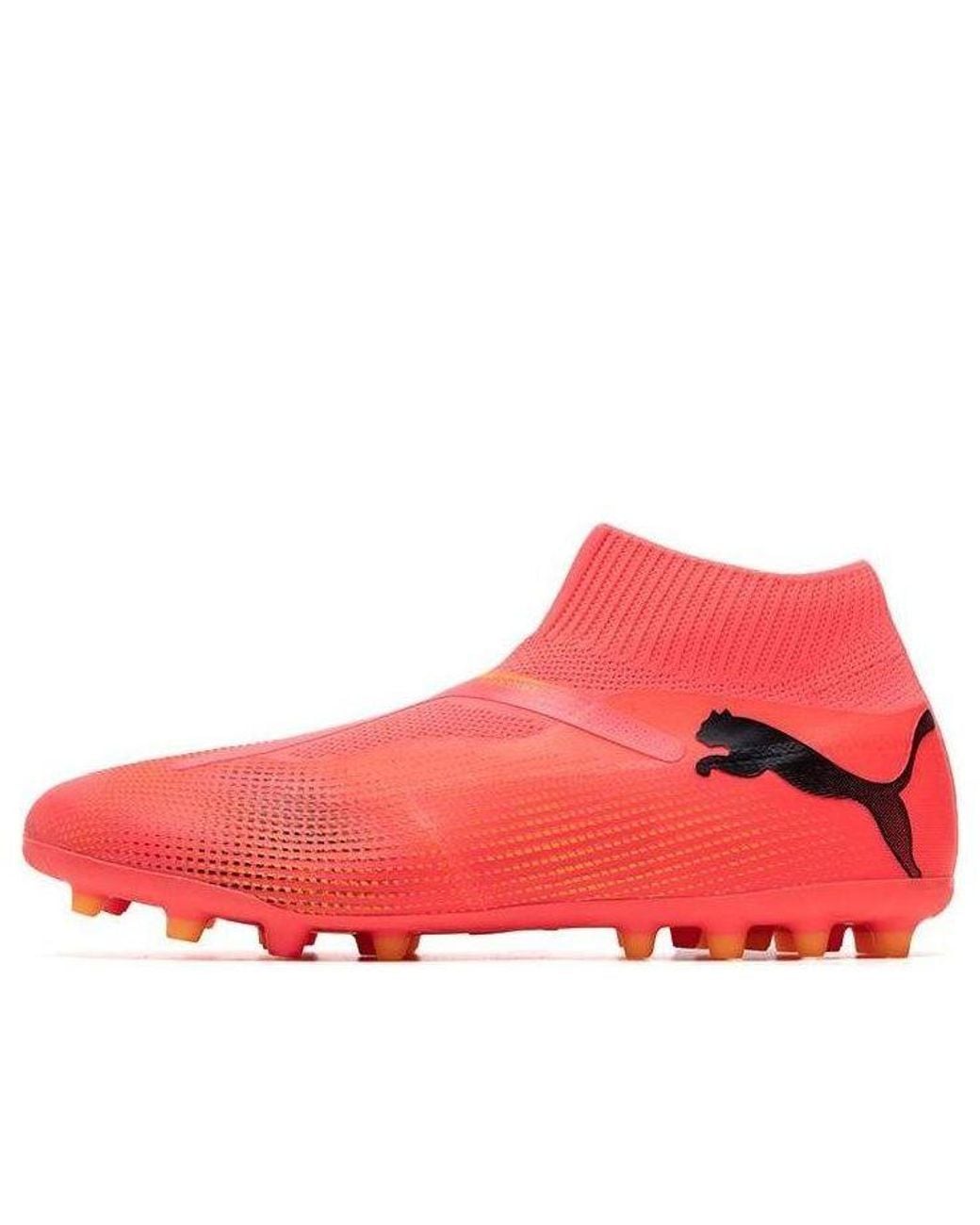 PUMA Red Future 7 Match + Laceless Mg Soccer Sneakers for men