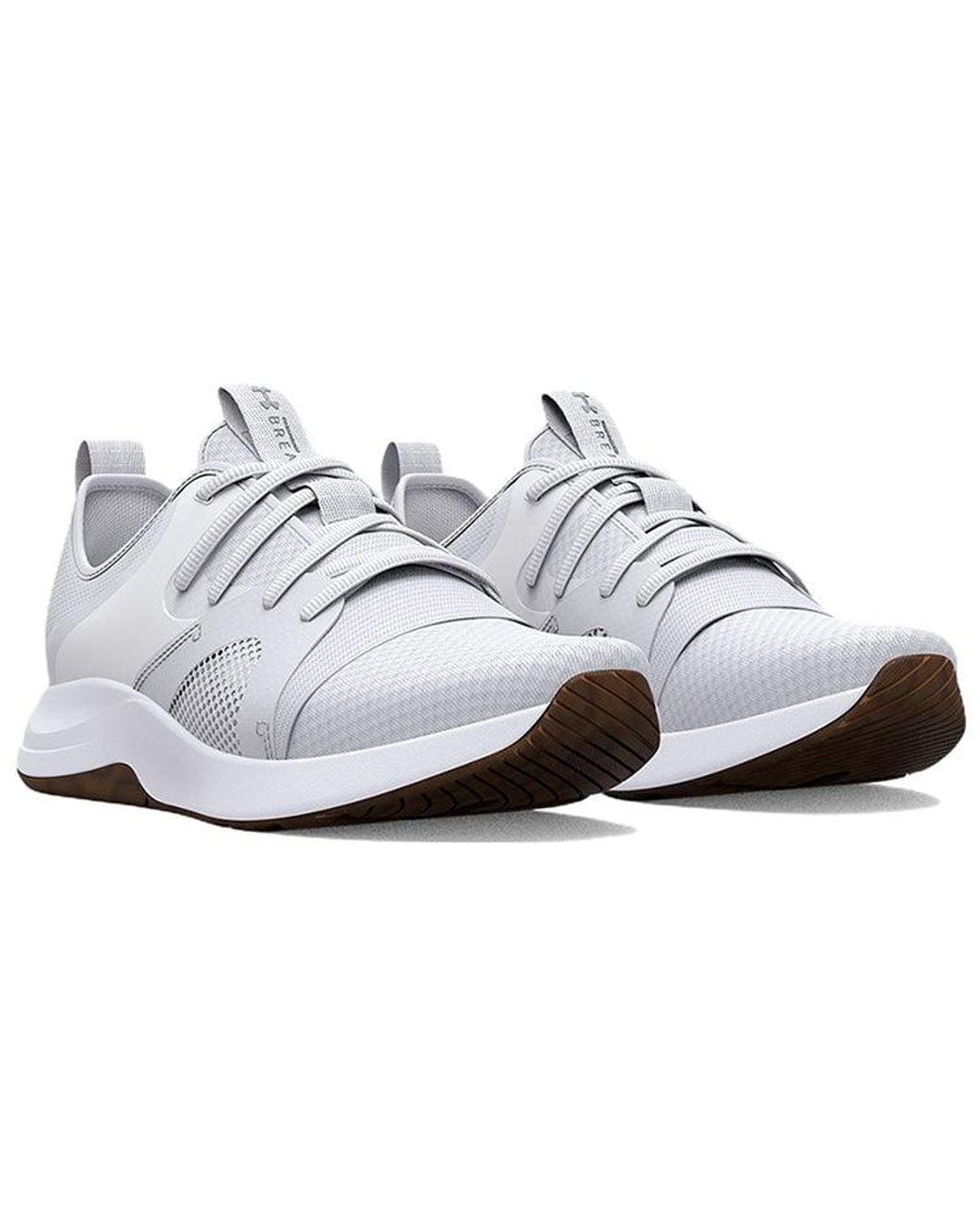 Under Armour White (Wmns) Charged Breathe Lace Tr