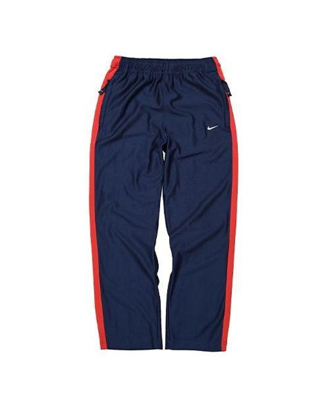 Nike Blue Swoosh Loose Straight Casual Pants for men