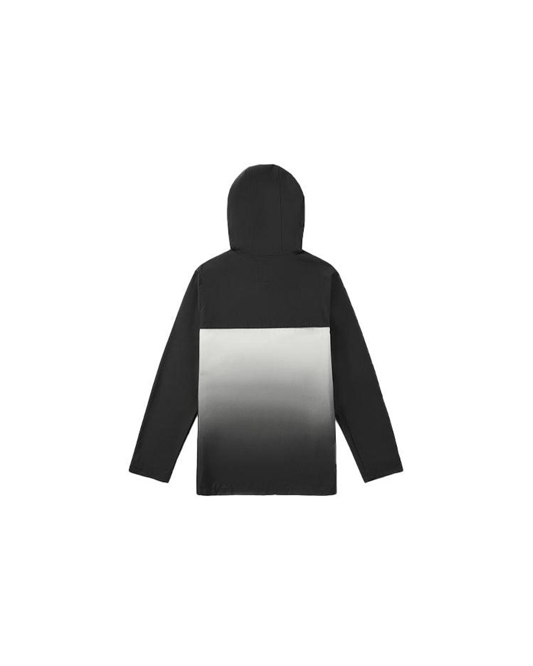 Vans Black Splicing Athleisure Casual Sports Hooded Jacket for men