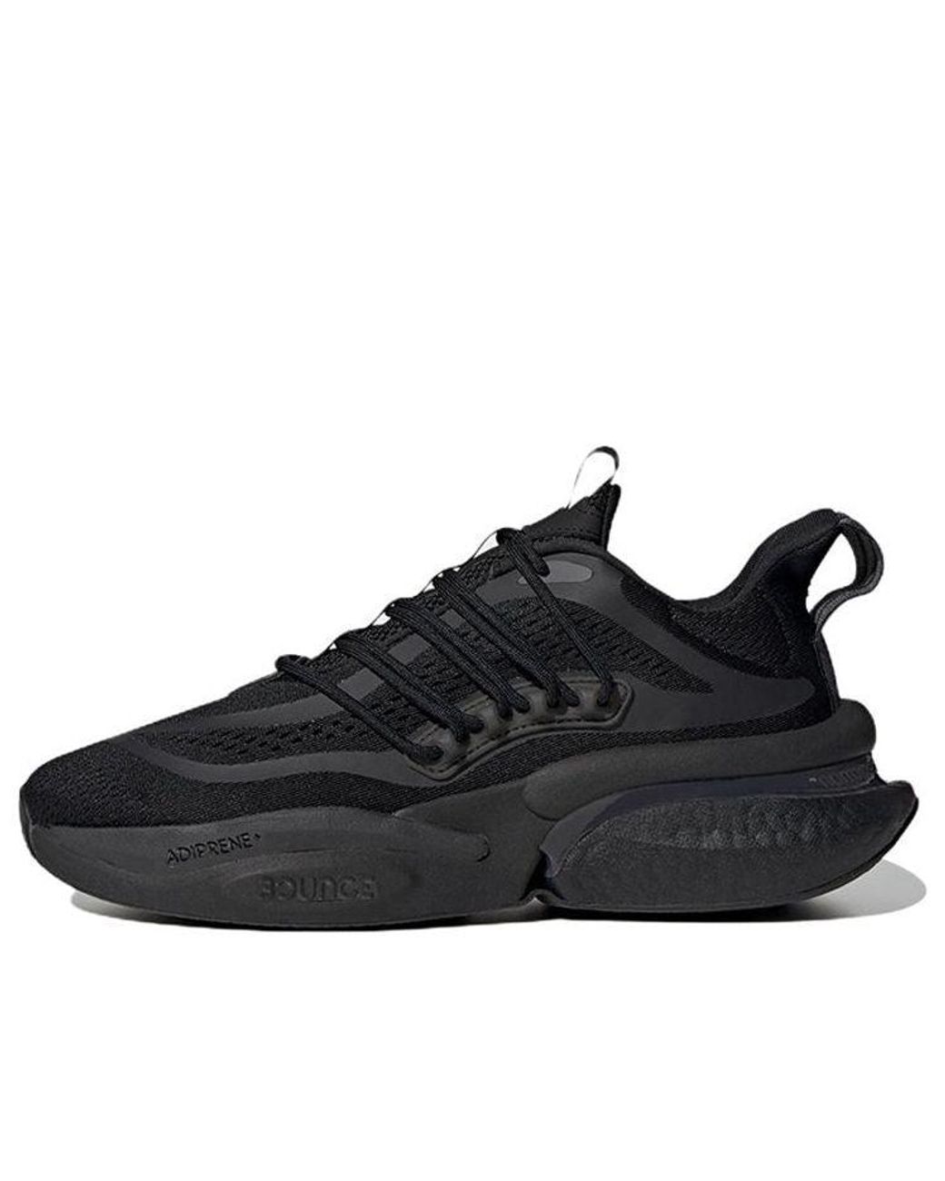 Adidas Black Alphaboost V1 Shoes 'Core' for men
