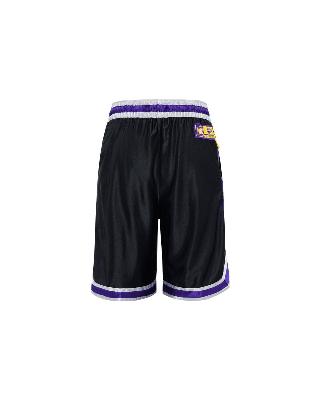 Nike Blue Nba Courtside Los Angeles Lakers Lacing Basketball Training Sports Shorts for men