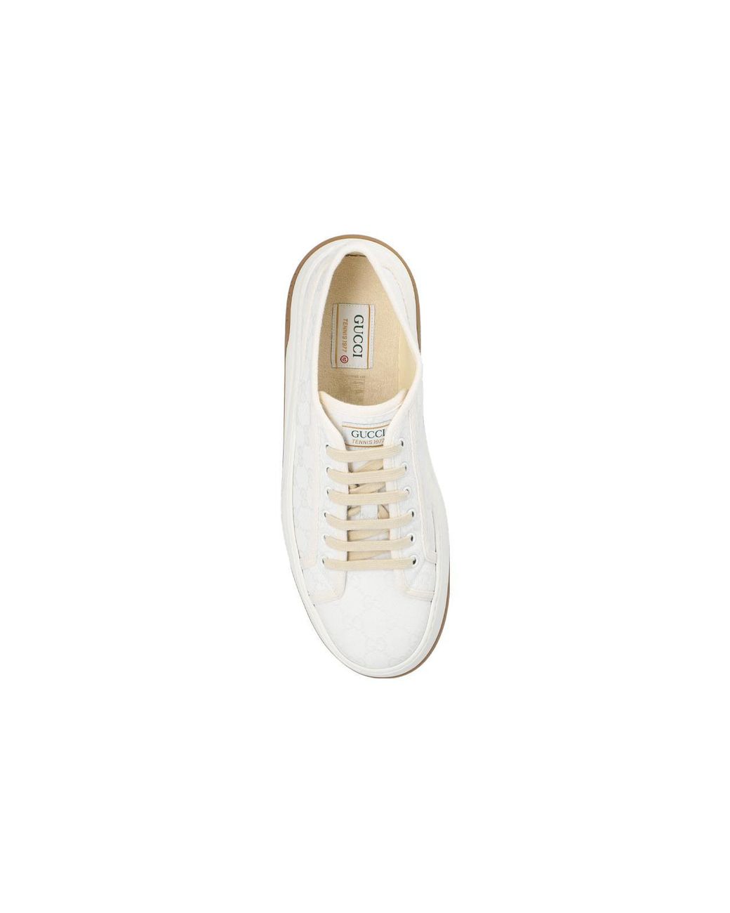 Gucci White Gg Sneakers for men