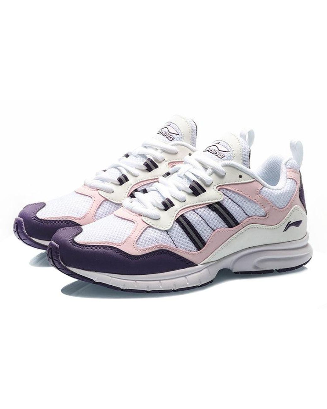 Li-ning White (Wmns) Lightweight Running Shoes