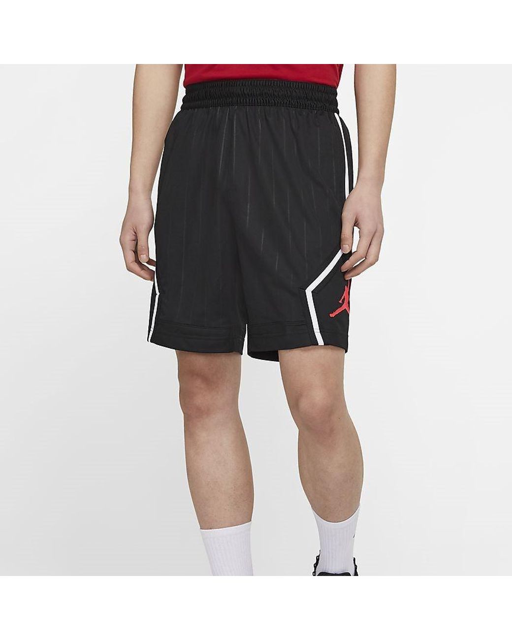 Nike Black Jumpman Diamond Basketball Short for men