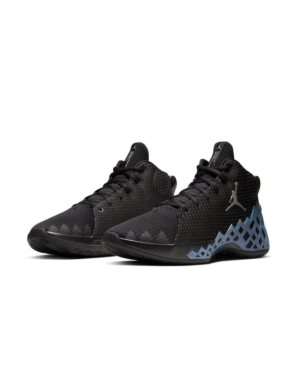 Nike Black Jumpman Diamond Mid Pf Metallic' for men