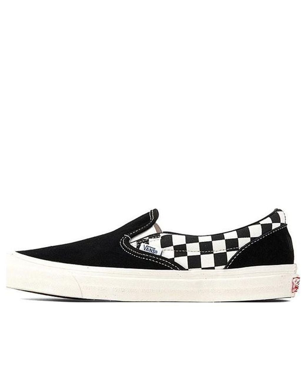 Vans Black Modernica X Og Classic Slip-On Lx 'Checkerboard' for men