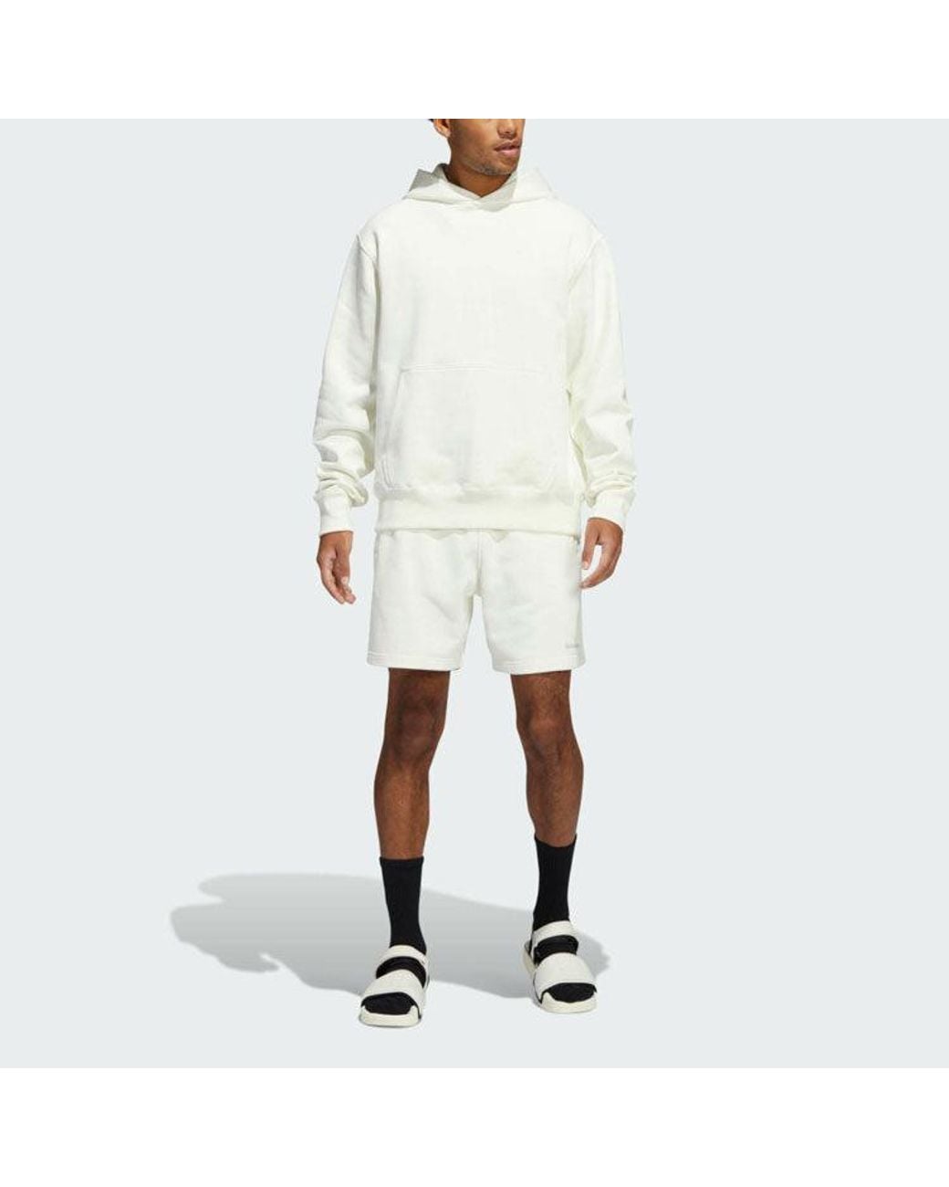 Adidas White X Pharrell Basic Sports Hoodie