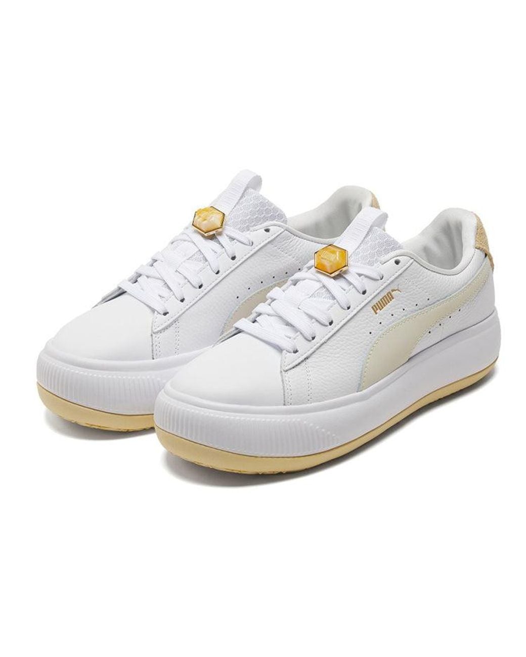 PUMA White (Wmns) Suede Mayu Crystal Galaxy
