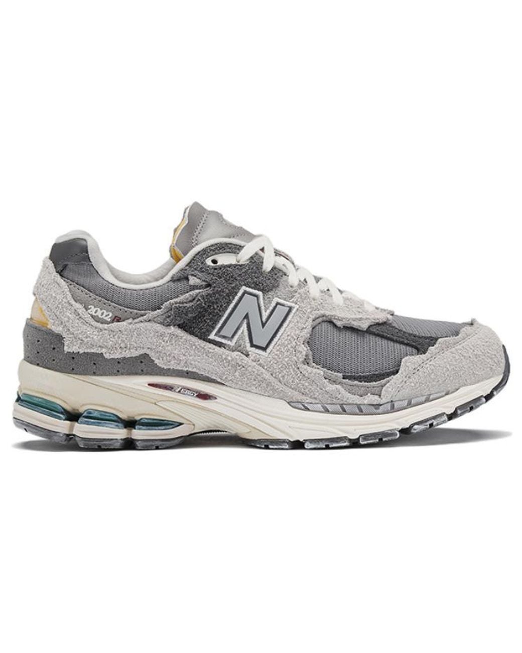 New Balance White 2002r Protection Pack Sneakers Rain Cloud / Magnet for men