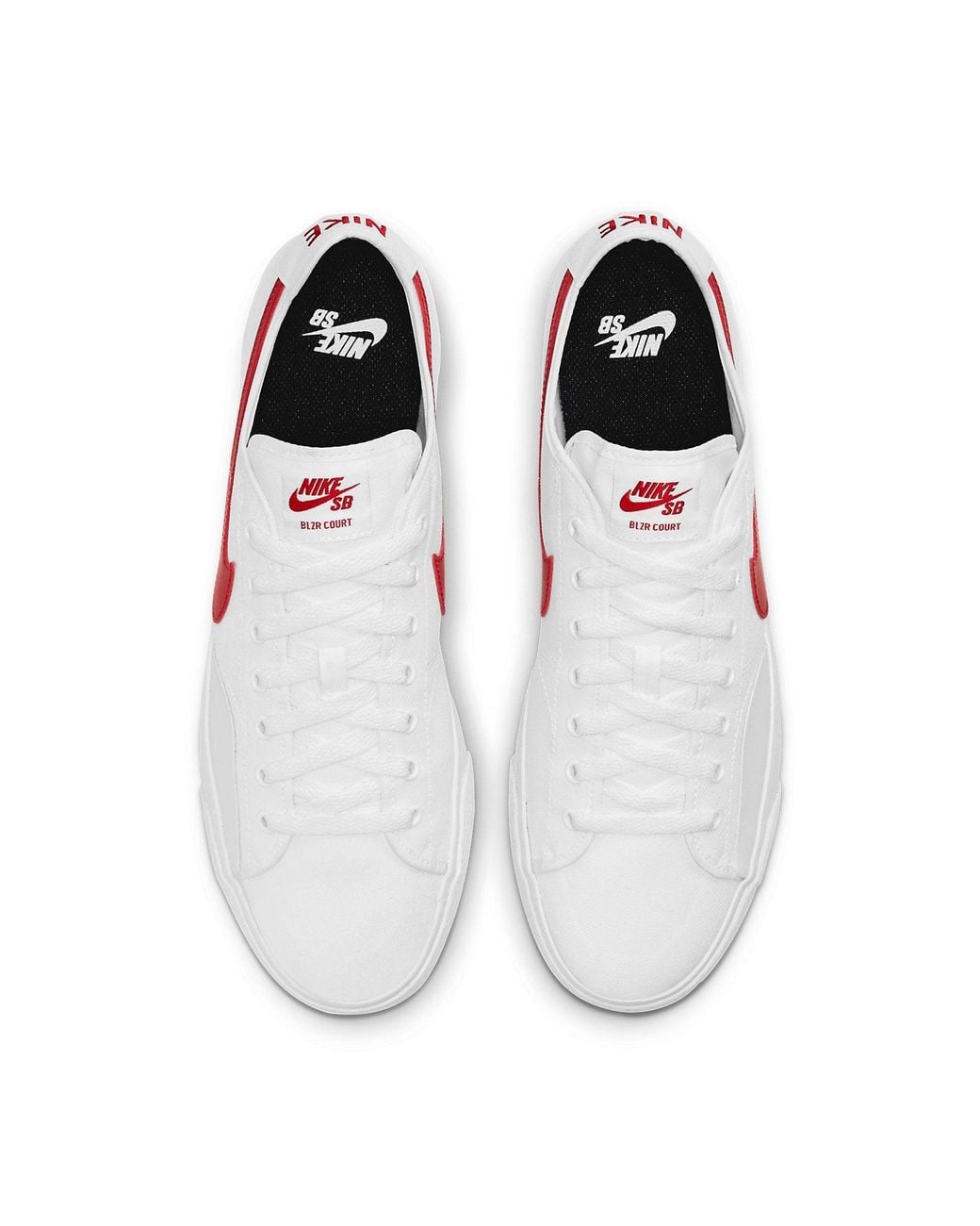 Nike White Blazer Court Sb University' for men