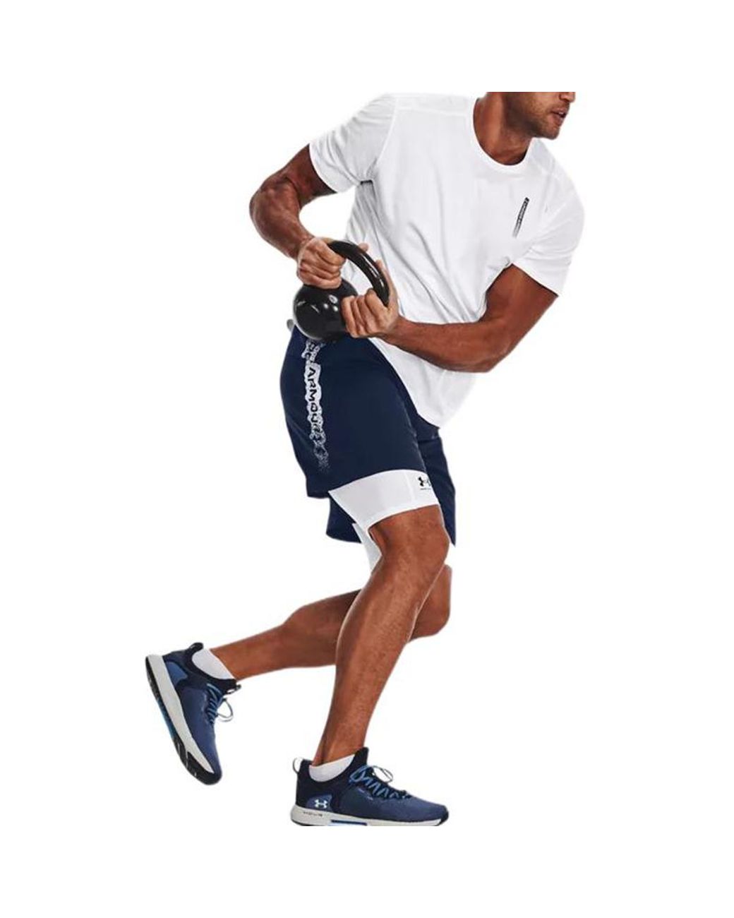 Under Armour Blue Woven Graphic 'College' for men