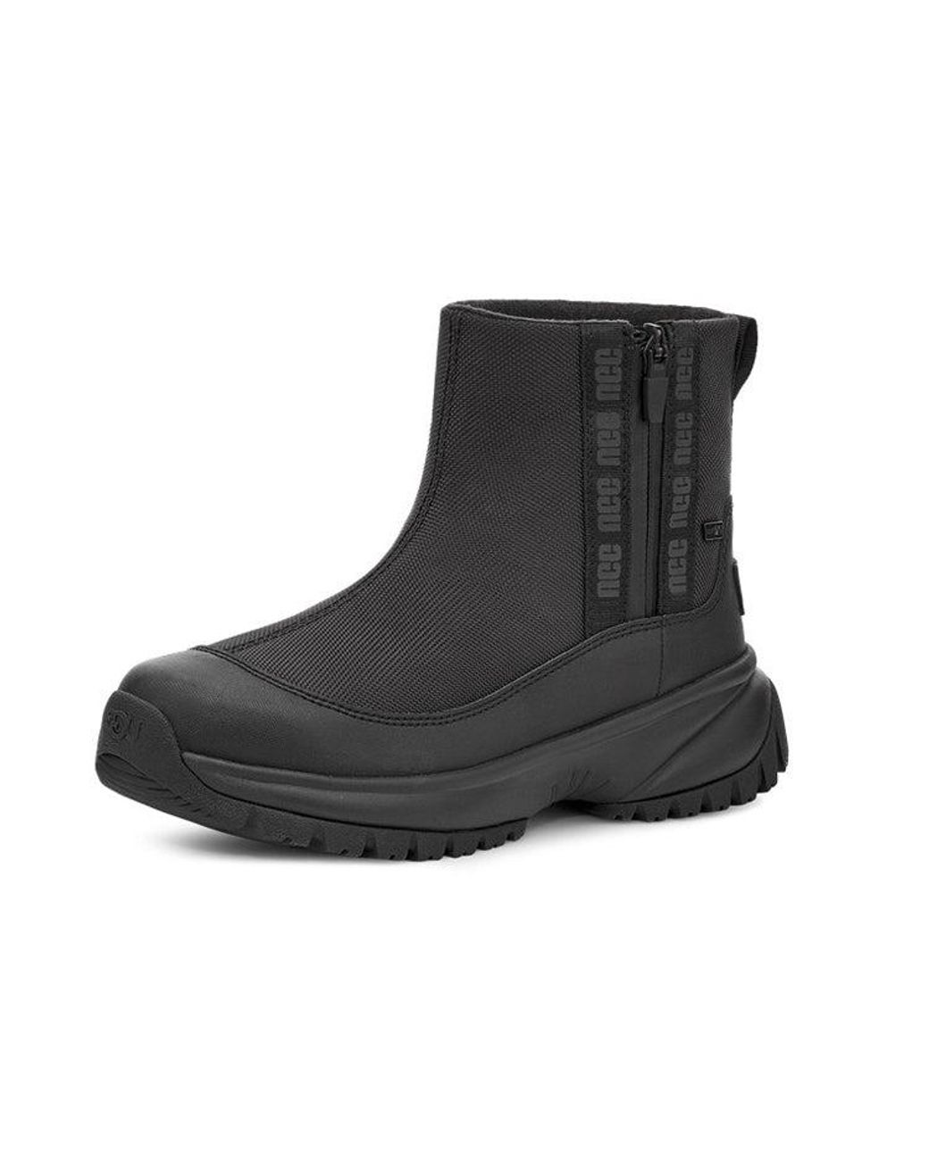 Ugg Black (Wmns) Yose Zip Fleece Lined Snow Boots