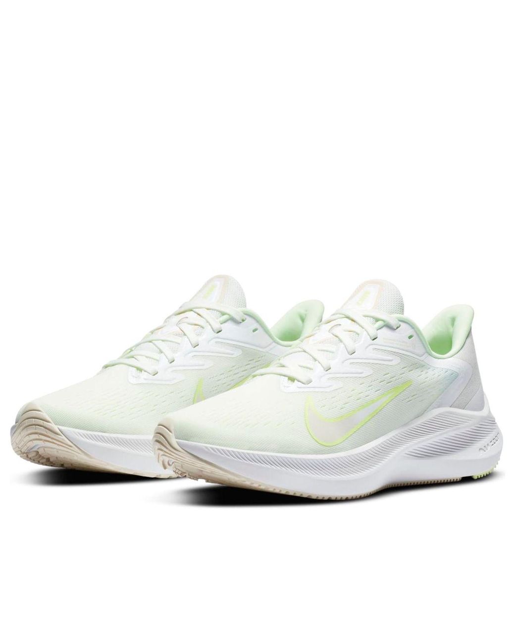 Nike White (Wmns) Air Zoom Winflo 7 'Barely Volt'