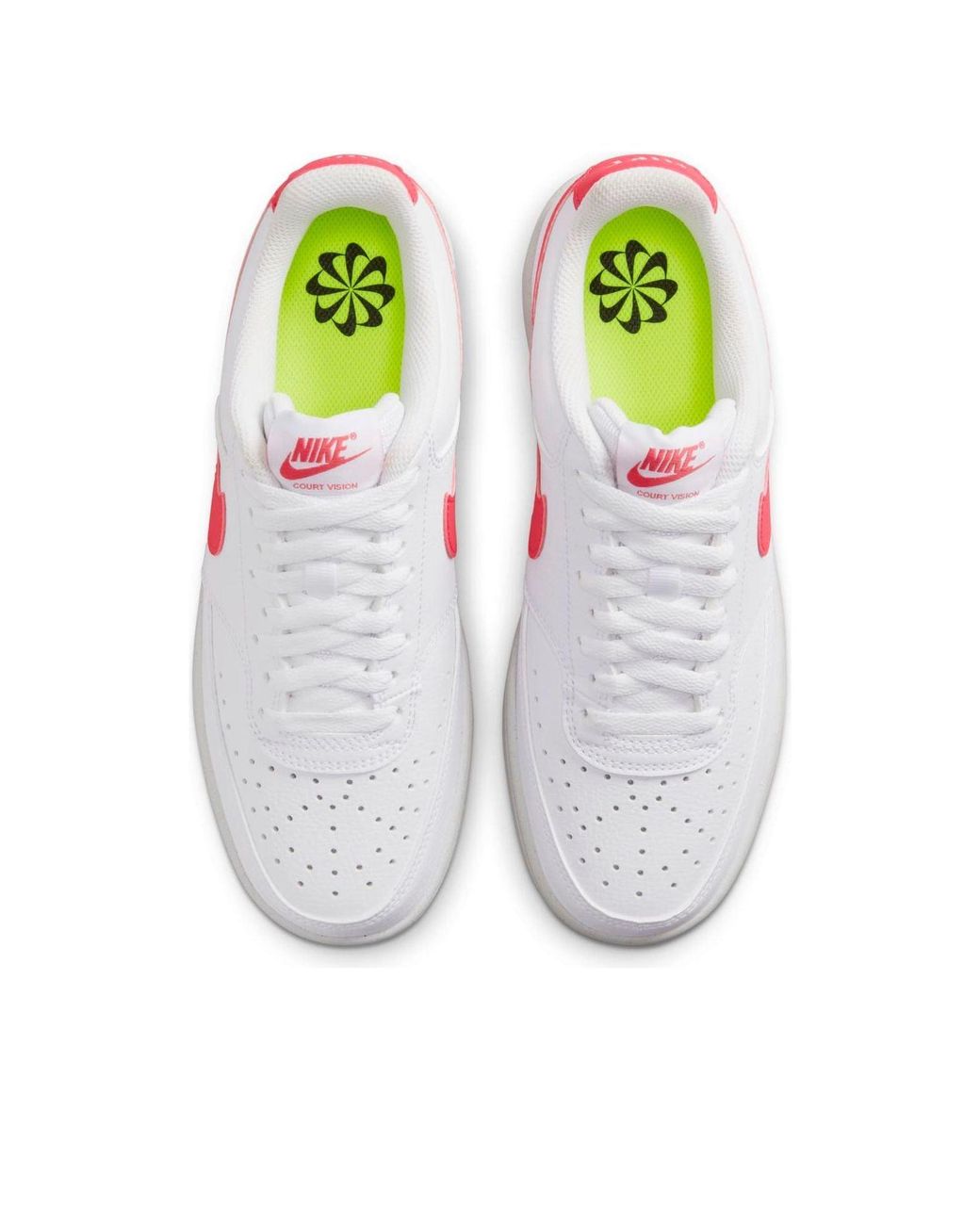 Nike White (Wmns) Court Vision Low Sea Coral'