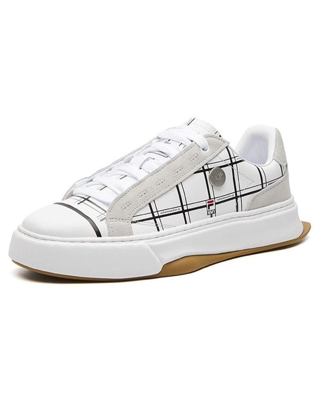 Fila White (Wmns) Canvas Shoes Checkered'
