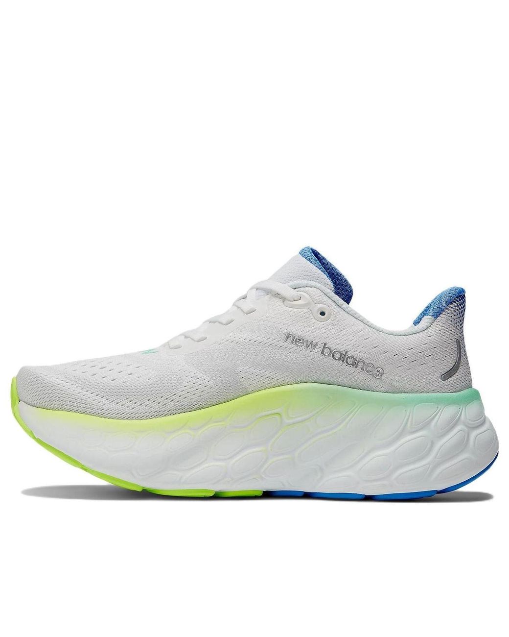 New Balance White Fresh Foam X More V4 Running Shoe
