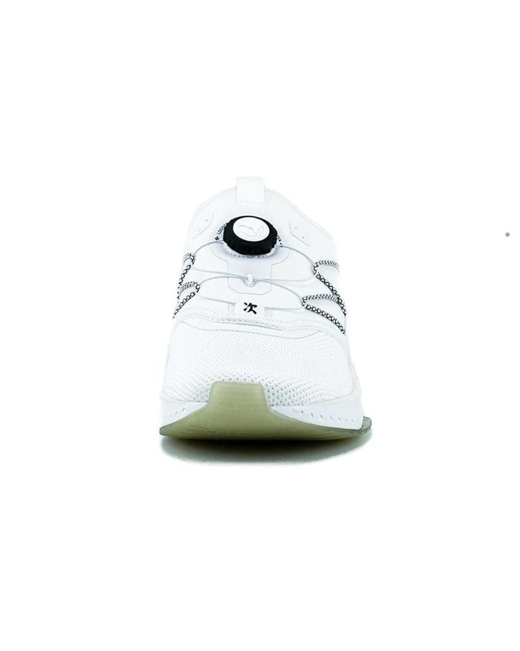 PUMA White Tsugi Disc Low Top Running Shoes for men
