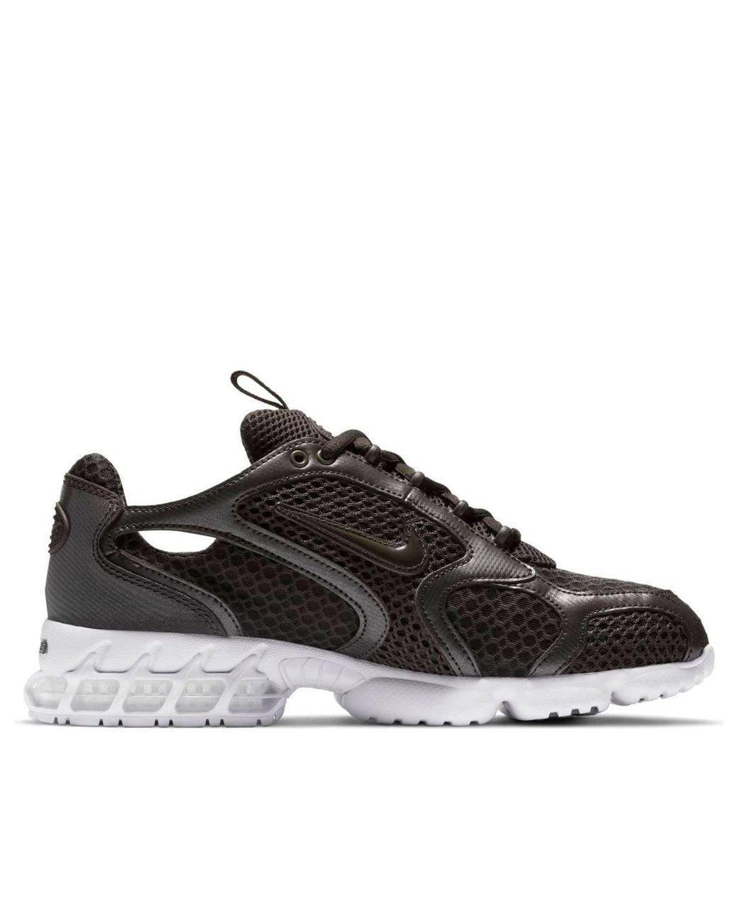 Nike Brown Air Zoom Spiridon Cage 2 'Newsprint' for men