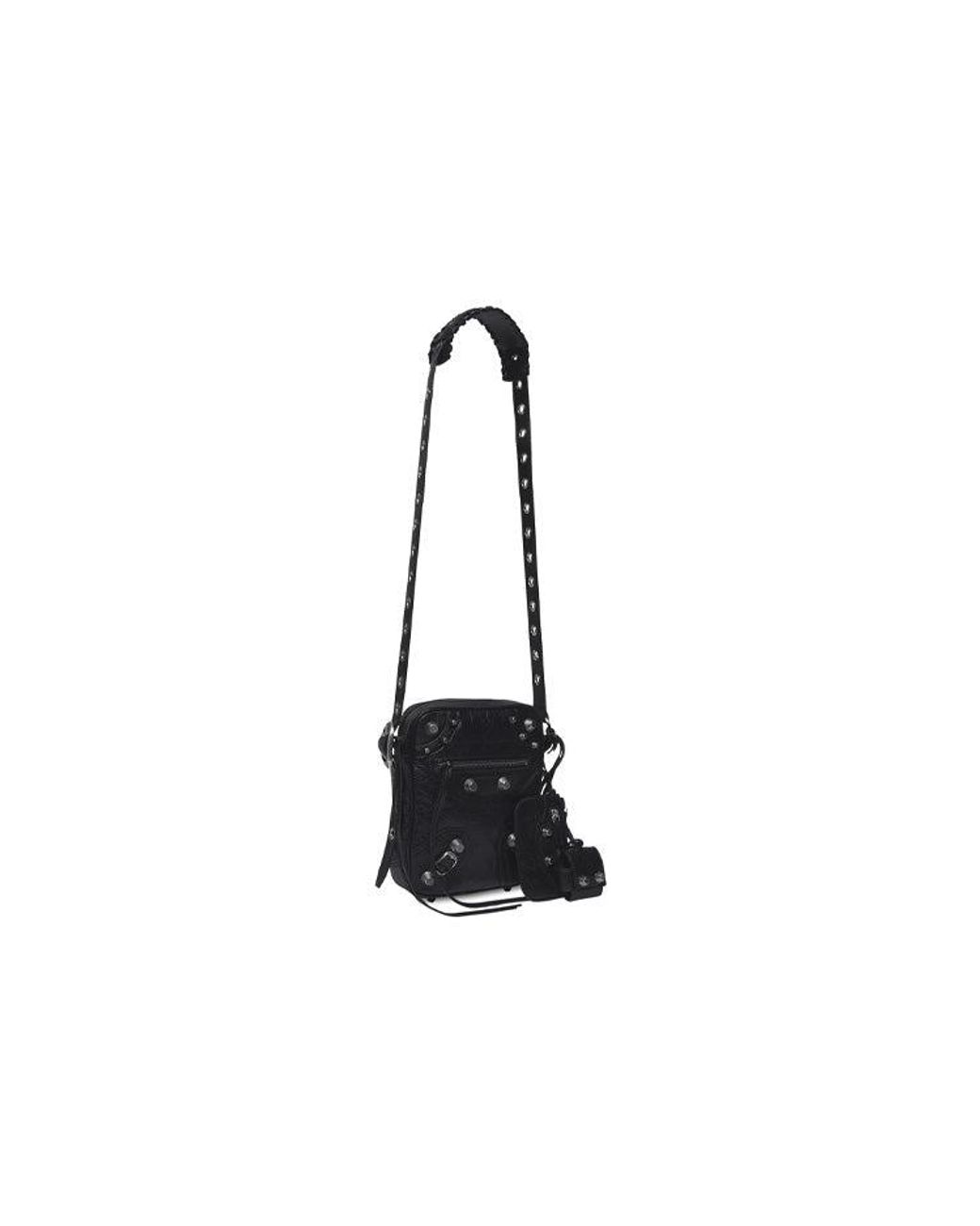 Balenciaga Black Le Cagole Crossbody Bag for men