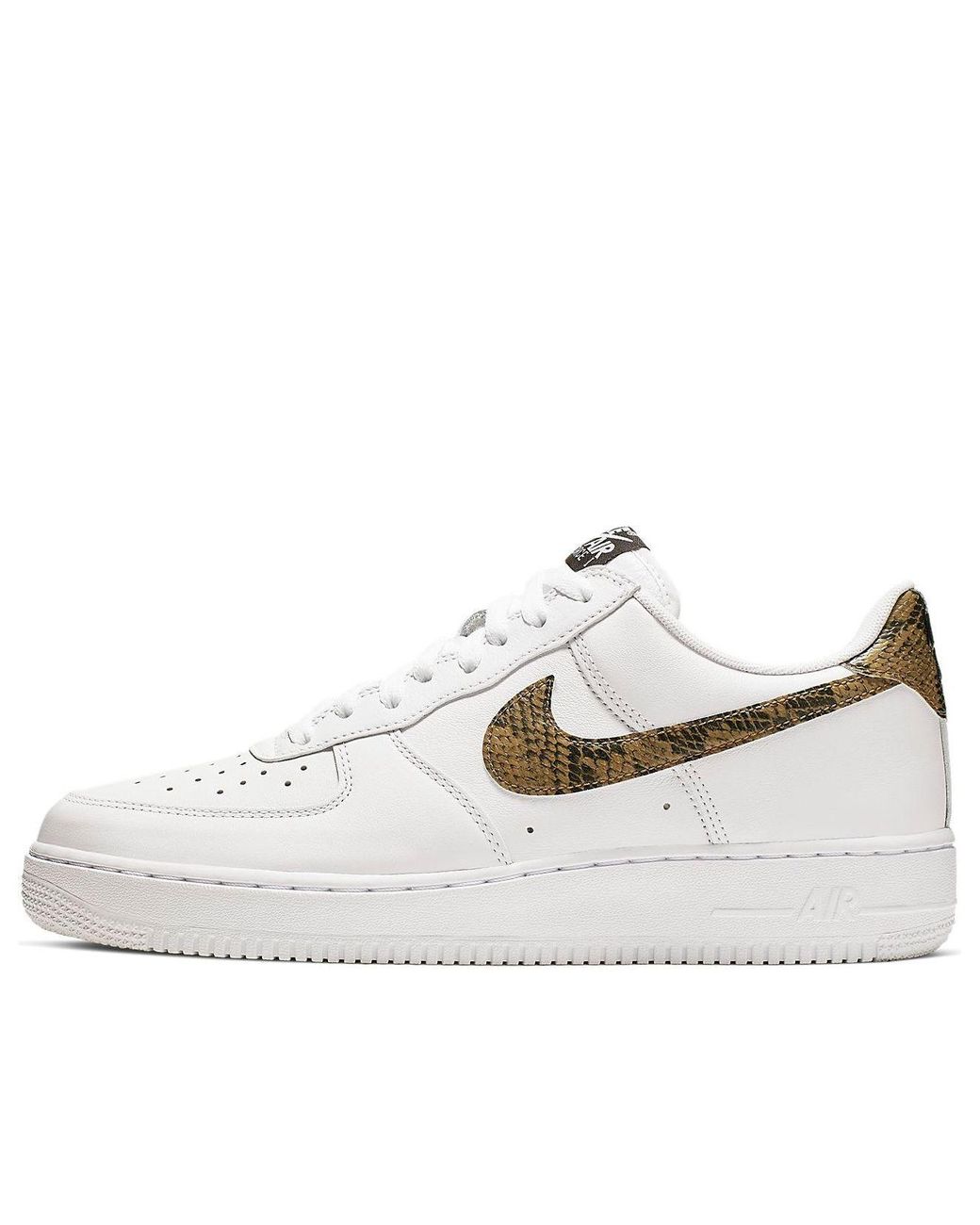 Nike White Air Force 1 Low Retro 'Ivory Snake' Ao1635-100 for men
