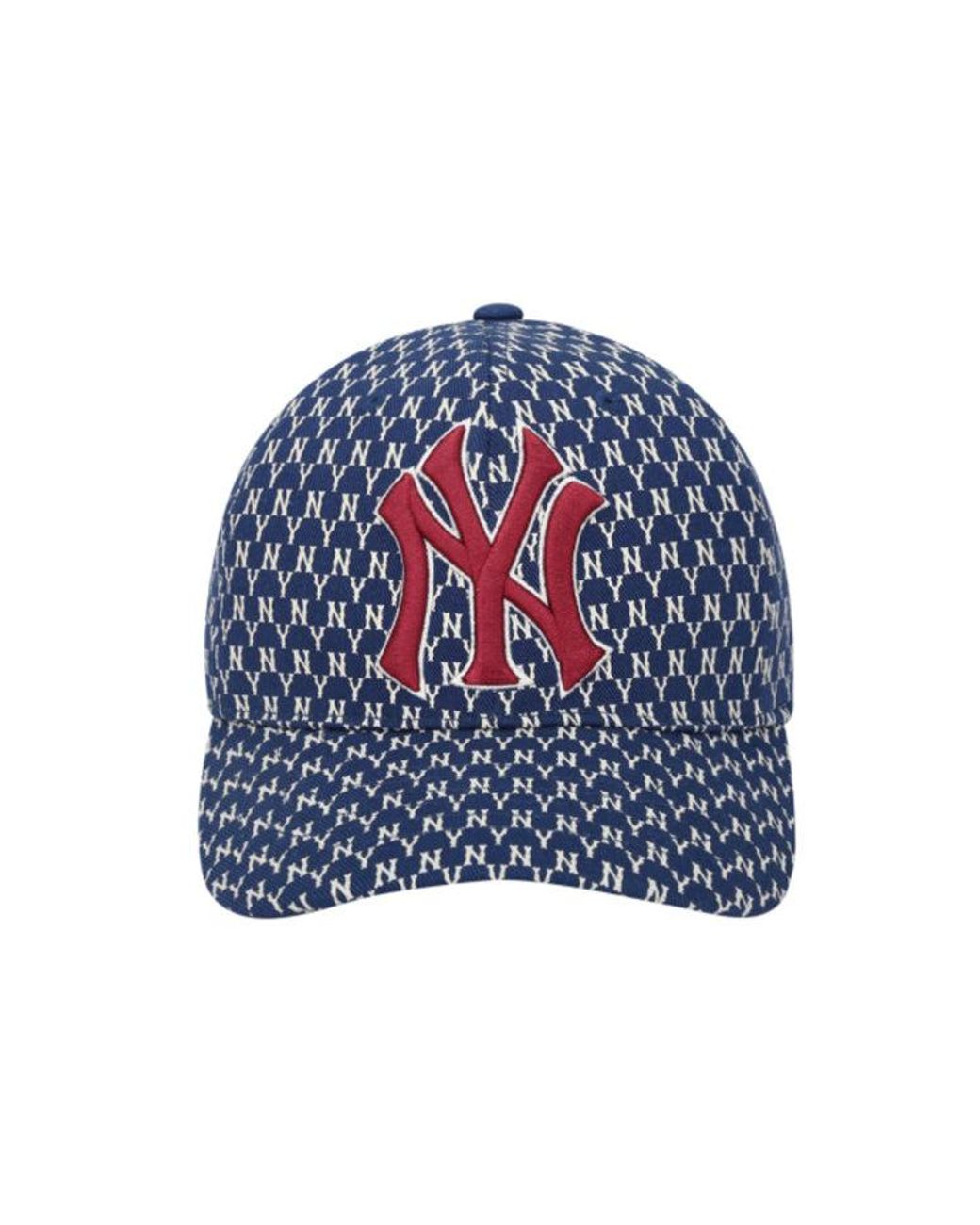 MLB Blue Monogram New York Yankees Baseball Cap