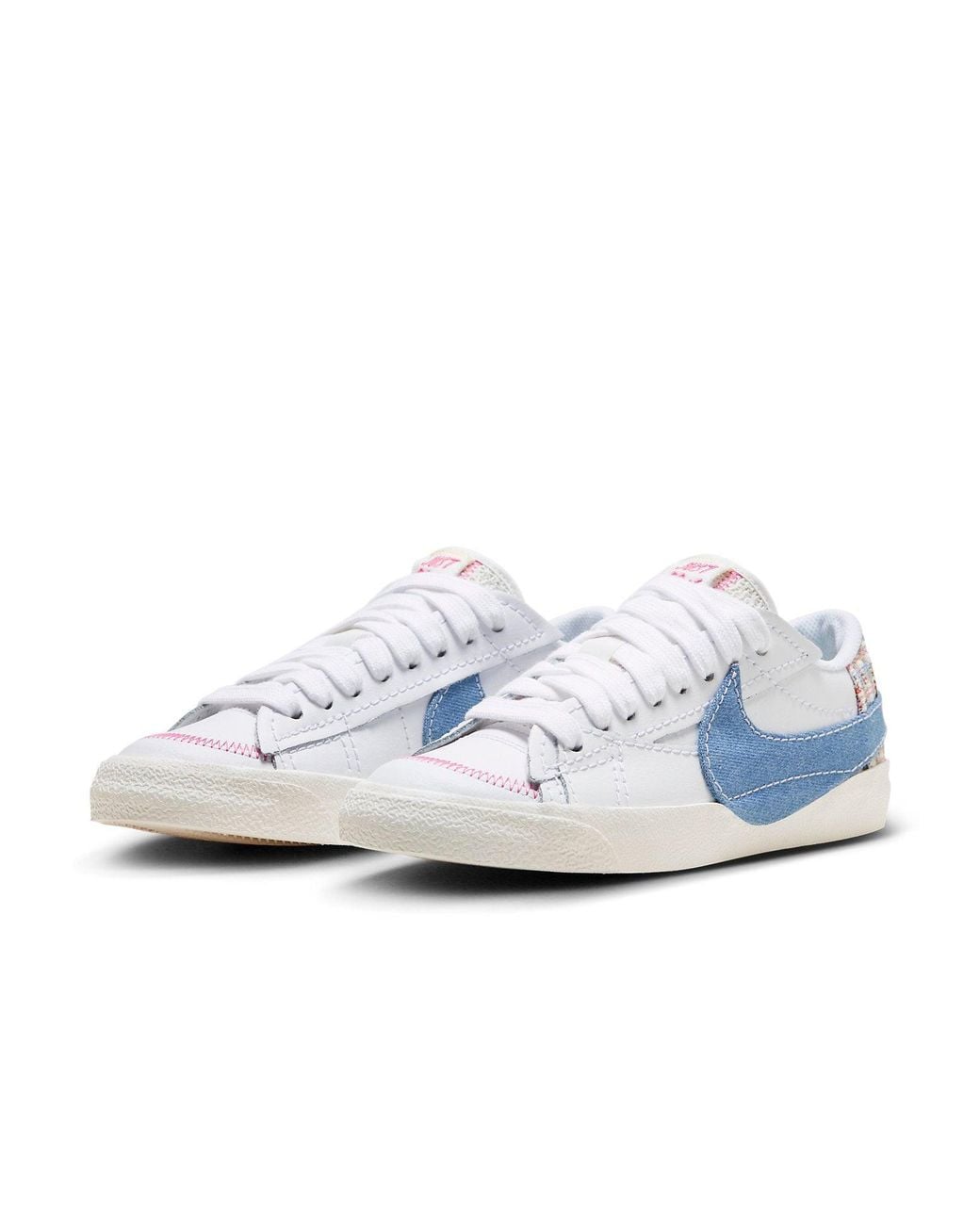 Nike Blue (Wmns) Blazer Low Jumbo 'Denim Swoosh'