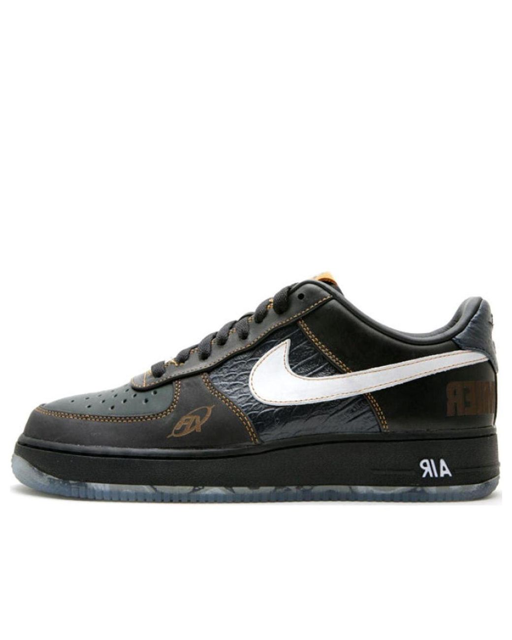Nike Black Air Force 1 Low Premium 'Dj Premier' for men
