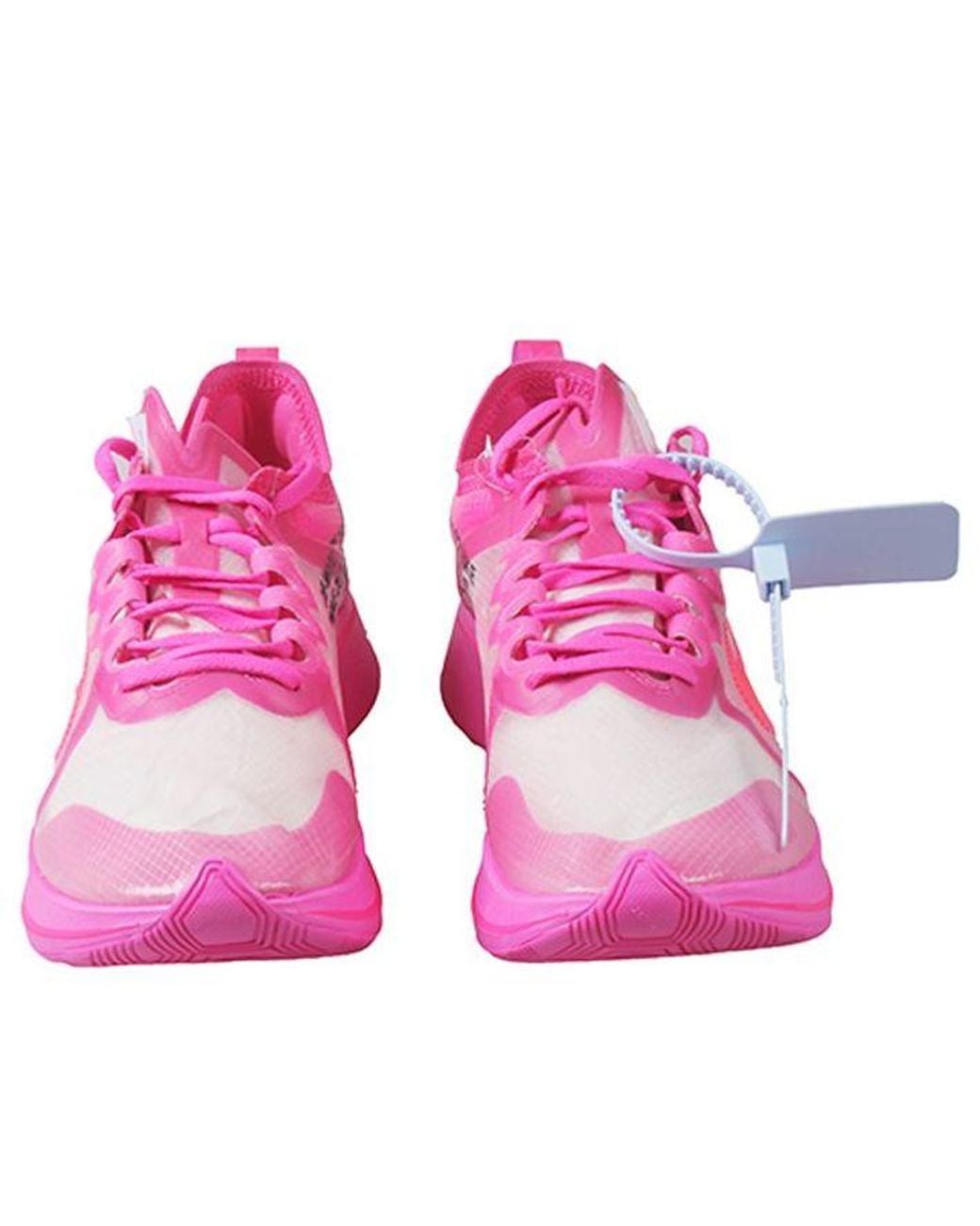 NIKE X OFF-WHITE Pink Zoom Fly "The 10" Sneakers