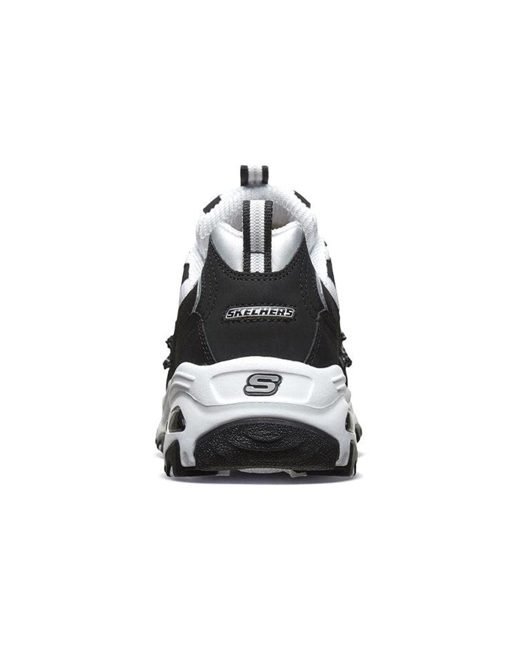 Skechers Black (Wmns) D'Lites Running Shoes