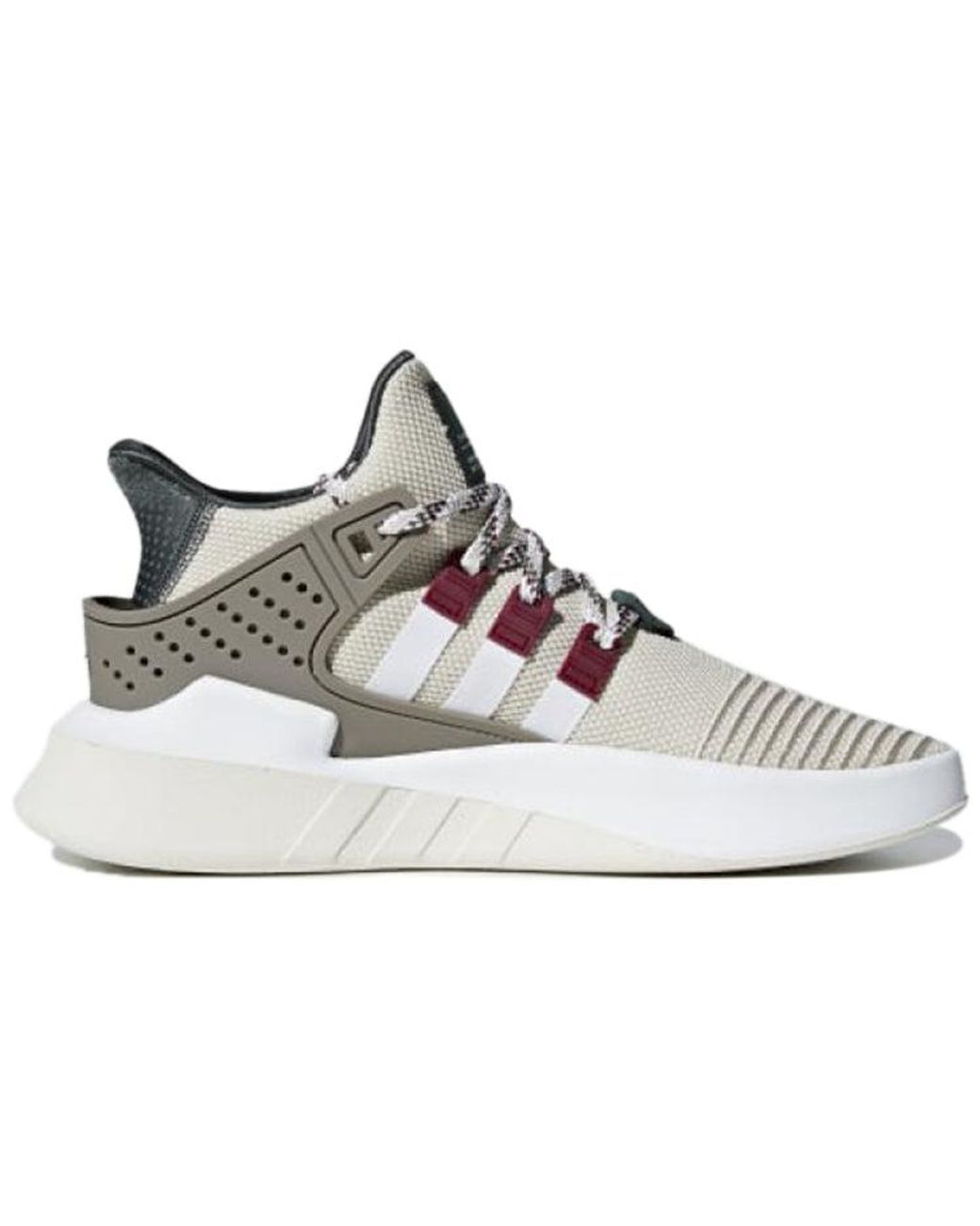 adidas Eqt Bask Adv Clear Ftwr Collegiate Burgundy in White for Men Lyst UK