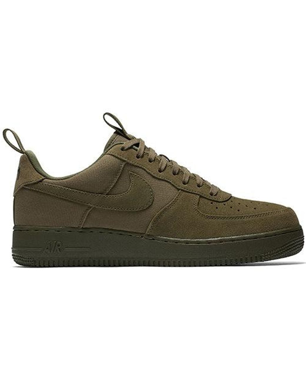Nike Brown Air Force 1 Low '07 Canvas' for men