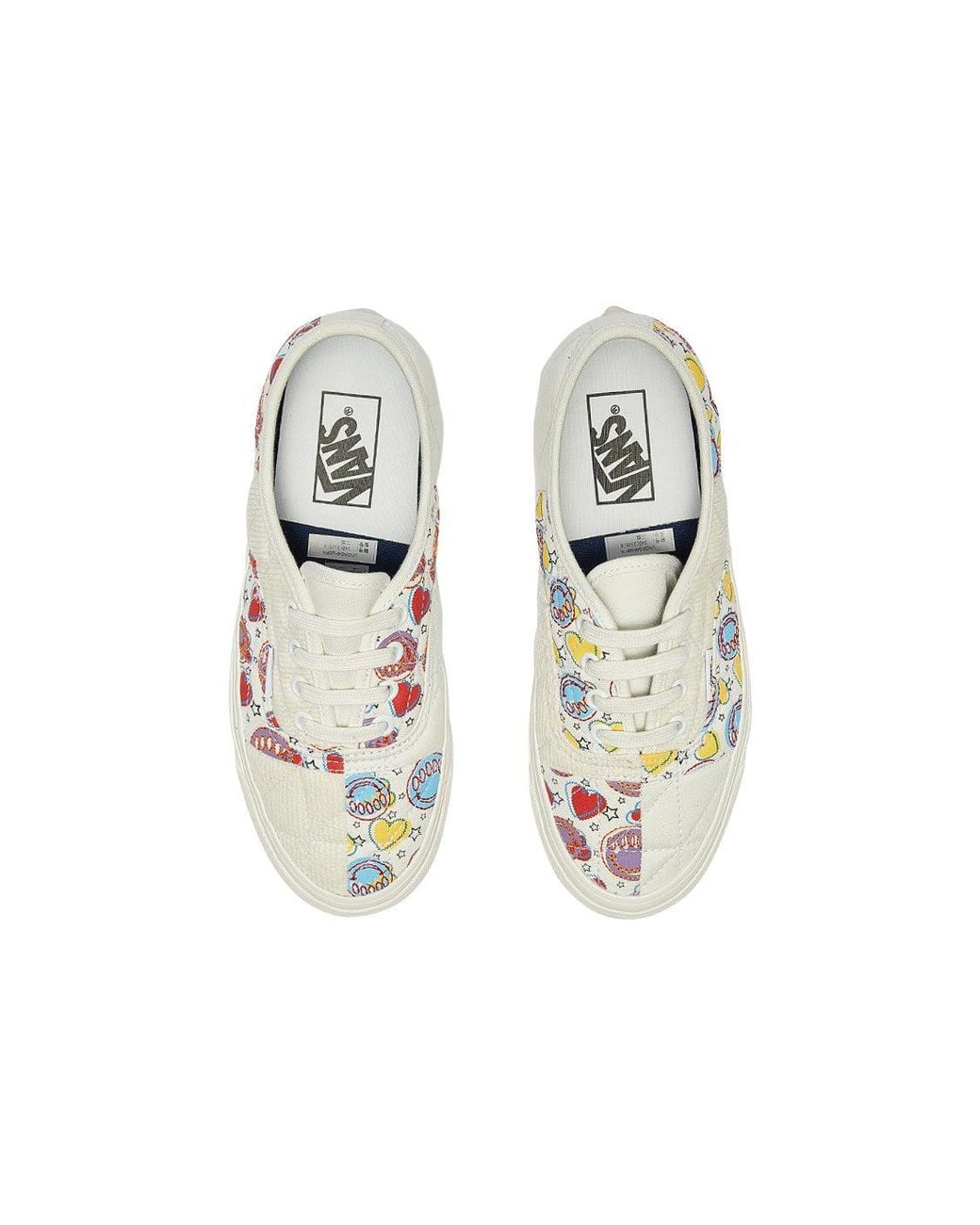 Vans White Authentic 44 Dx Low-Top Canvas Shoes for men