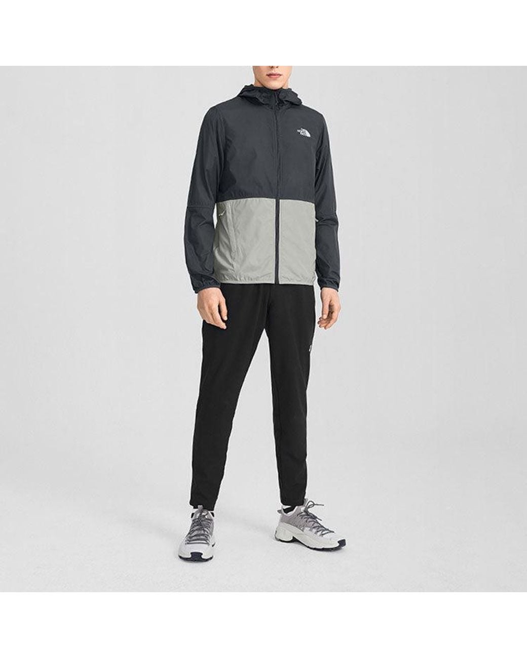 The North Face Gray Zipline Rain Jacket for men
