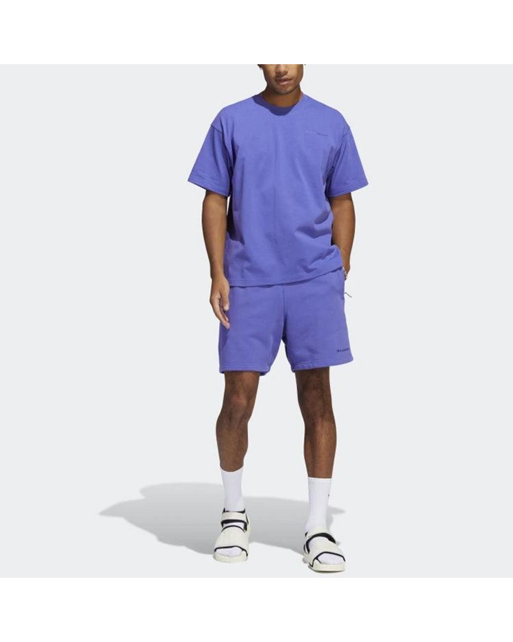 Adidas Blue X Pharrell Basic Sports Shorts