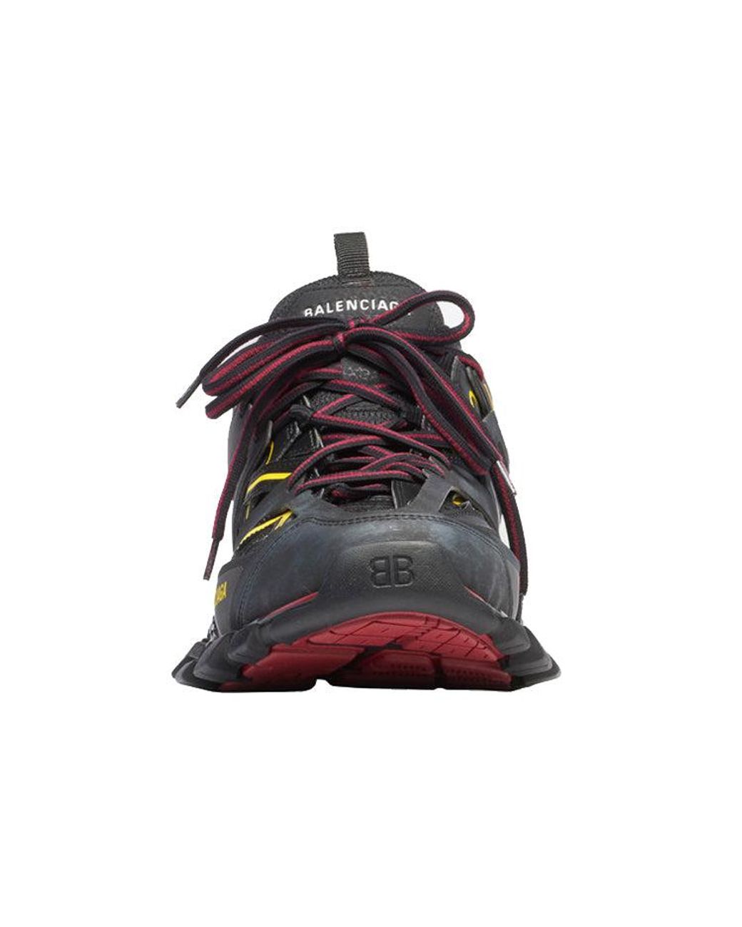 Balenciaga Brown Track Sneaker Bordeaux' for men