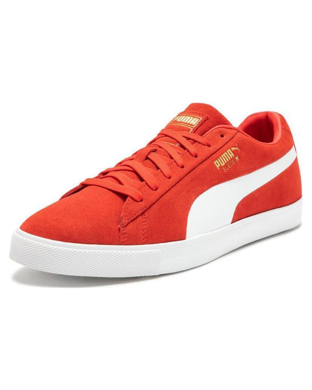 PUMA Red Fusion Suede For All Time Le Golf Shoes for men