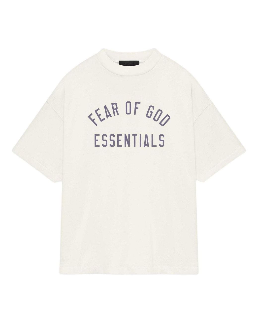 Fear Of God White Jersey Crewneck Tee 'Shell' for men