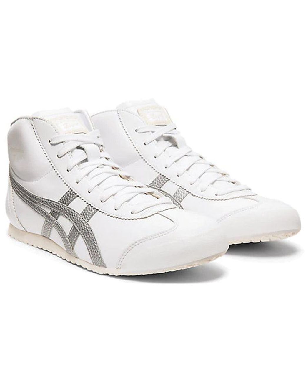 Onitsuka Tiger White Mexico Mid Runner Sport Shoes for men