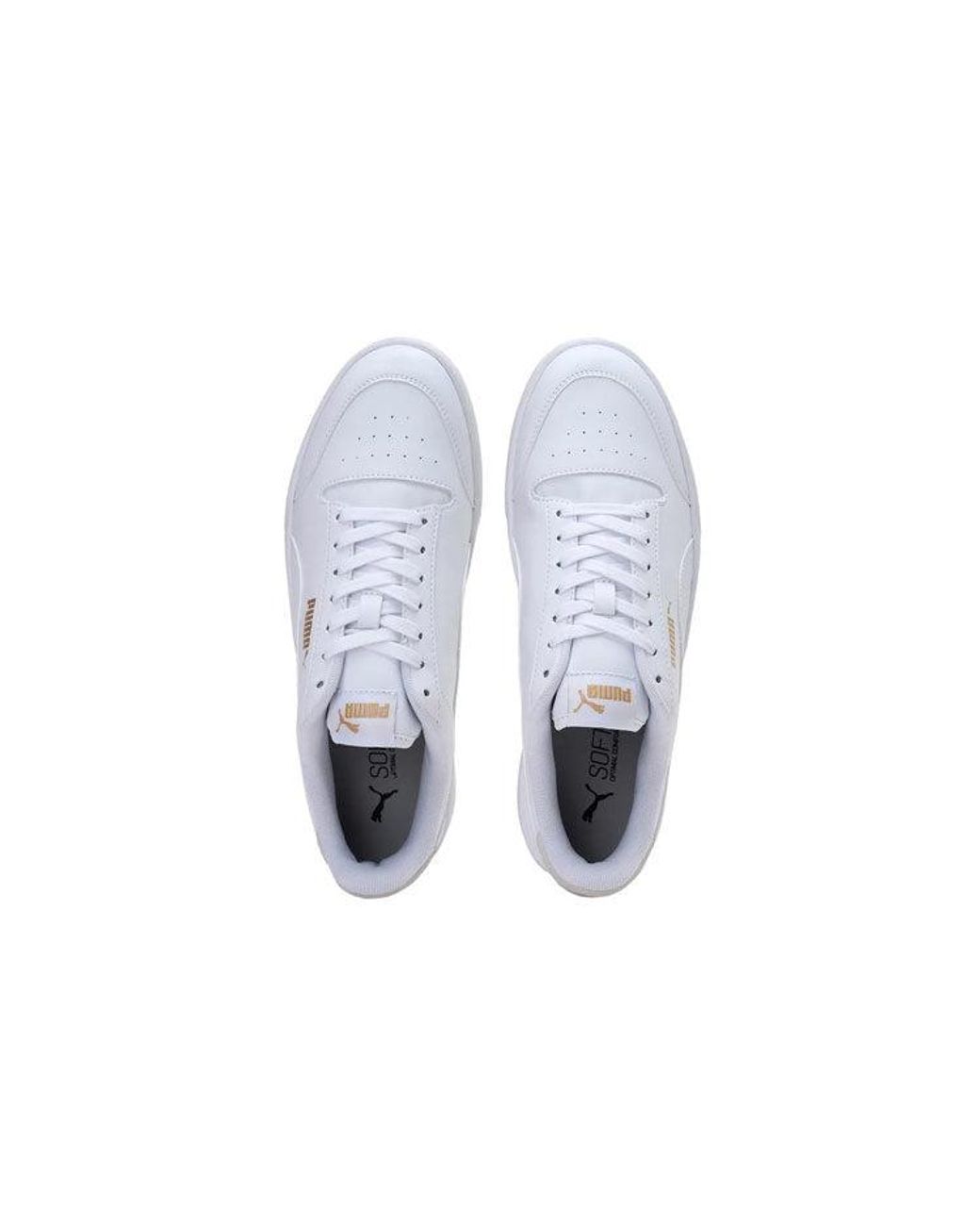 PUMA White Shuffle Sneakers for men