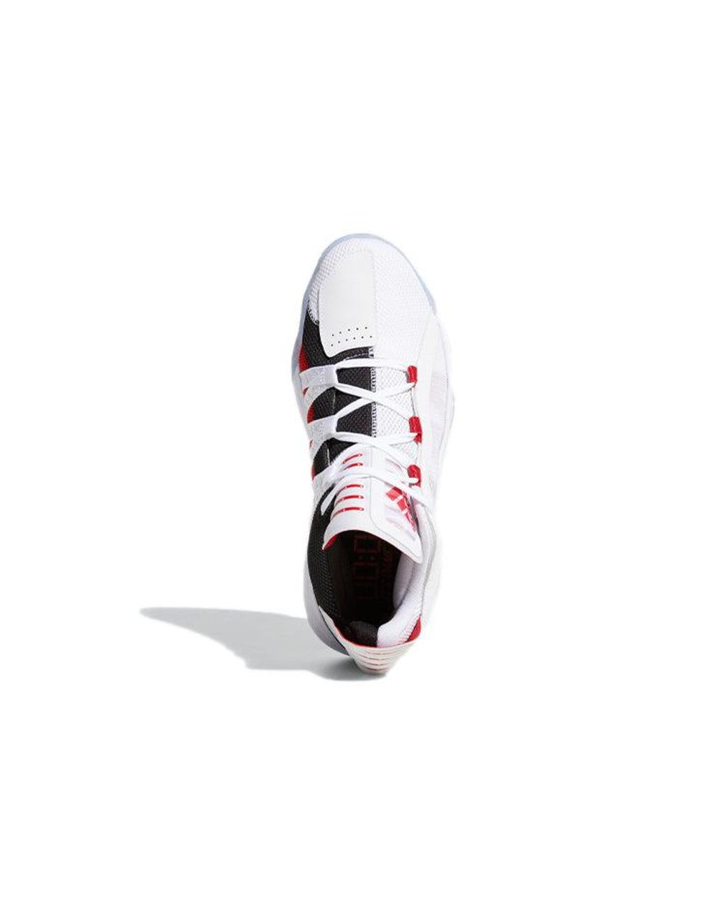 Adidas White Dame 6 'Scarlet' for men